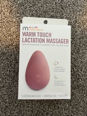 BNWT Munchkin Milkmakers Warm Touch Lactation Massager (breastfeeding/pumping)